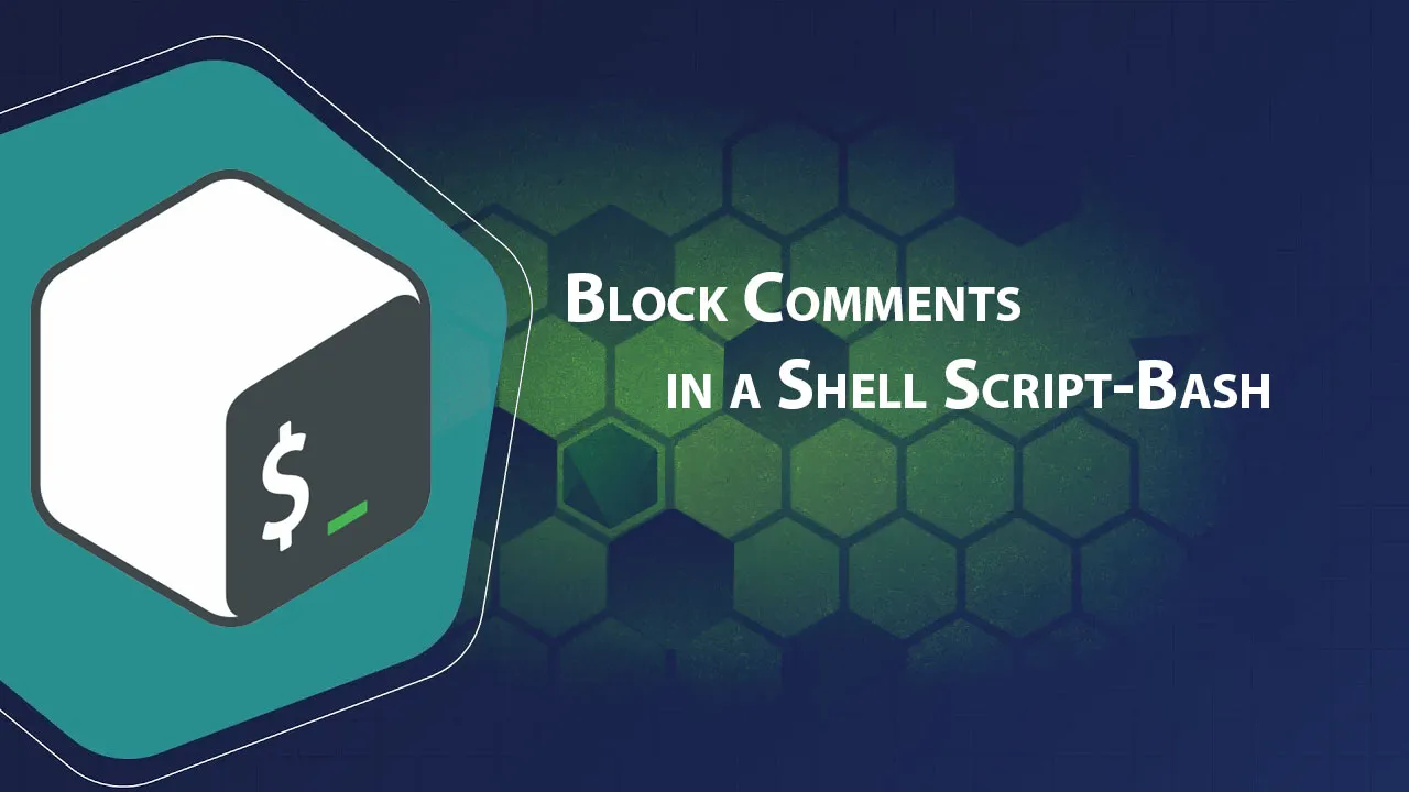 Block Comments in a Shell Script-Bash