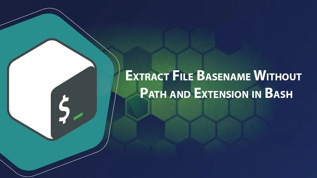 Extract File Basename Without Path and Extension in Bash