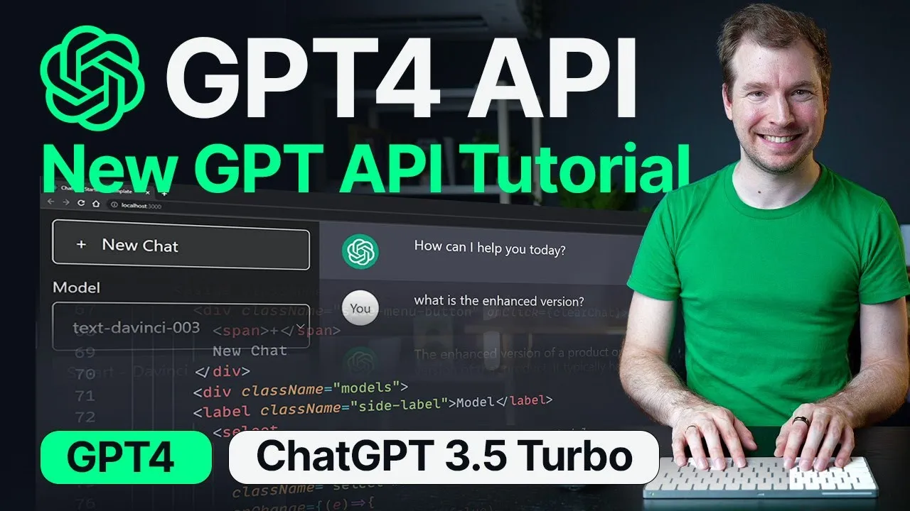 GPT4 API and ChatGPT 3.5 API for Beginners - Crash Course