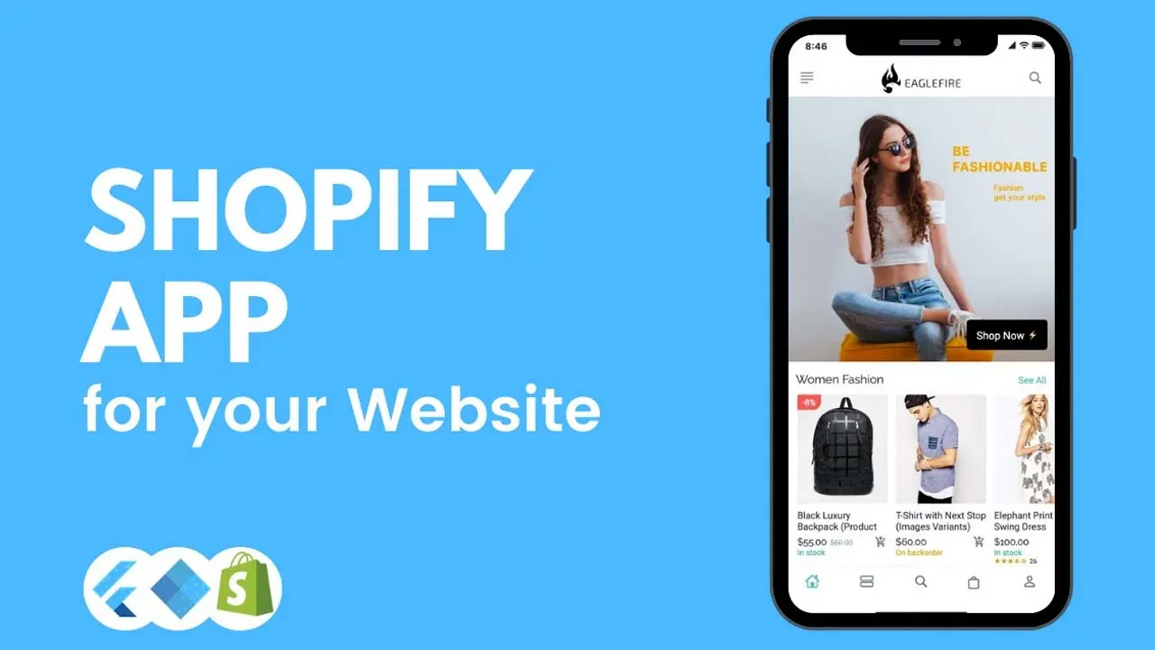 A Flutter Package That Works As A Bridge Between Your Shopify Store 