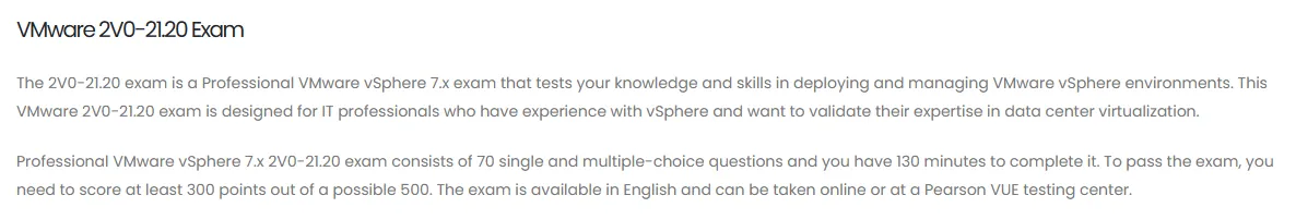 Exam 2V0-21.20 Lab Questions