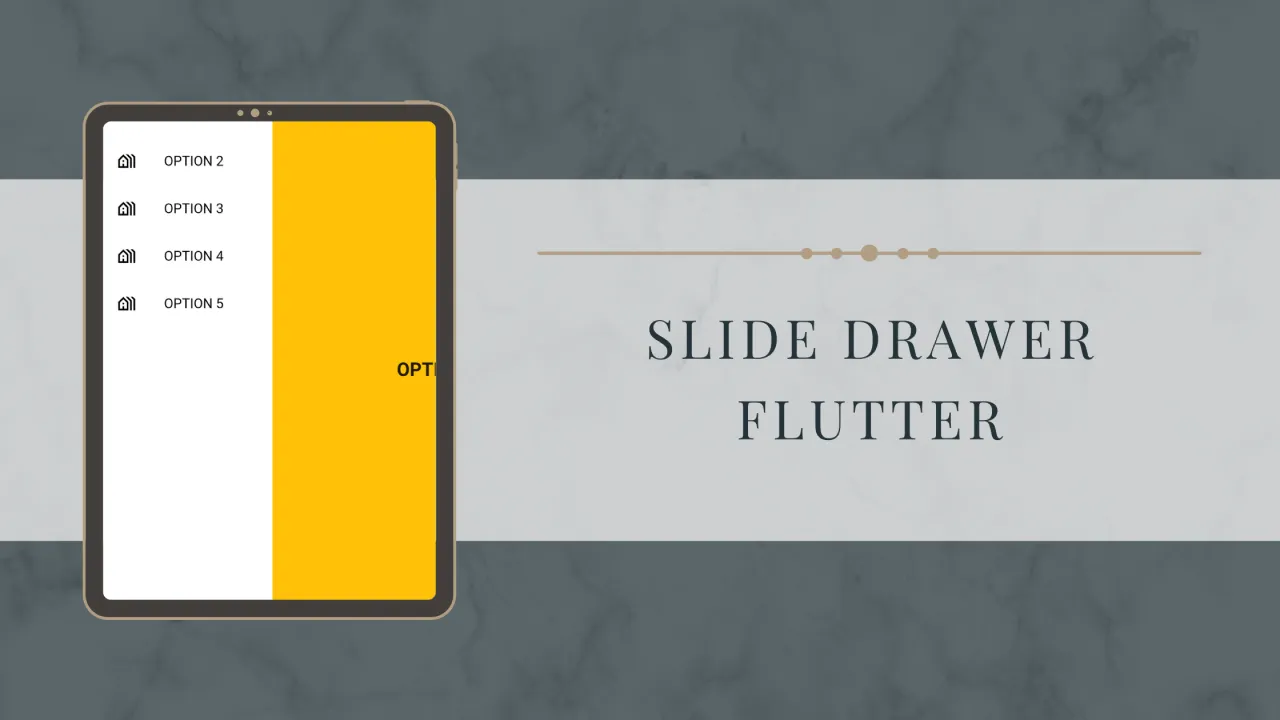 A Flutter Package with Custom Implementation Of The Slider Drawer Menu