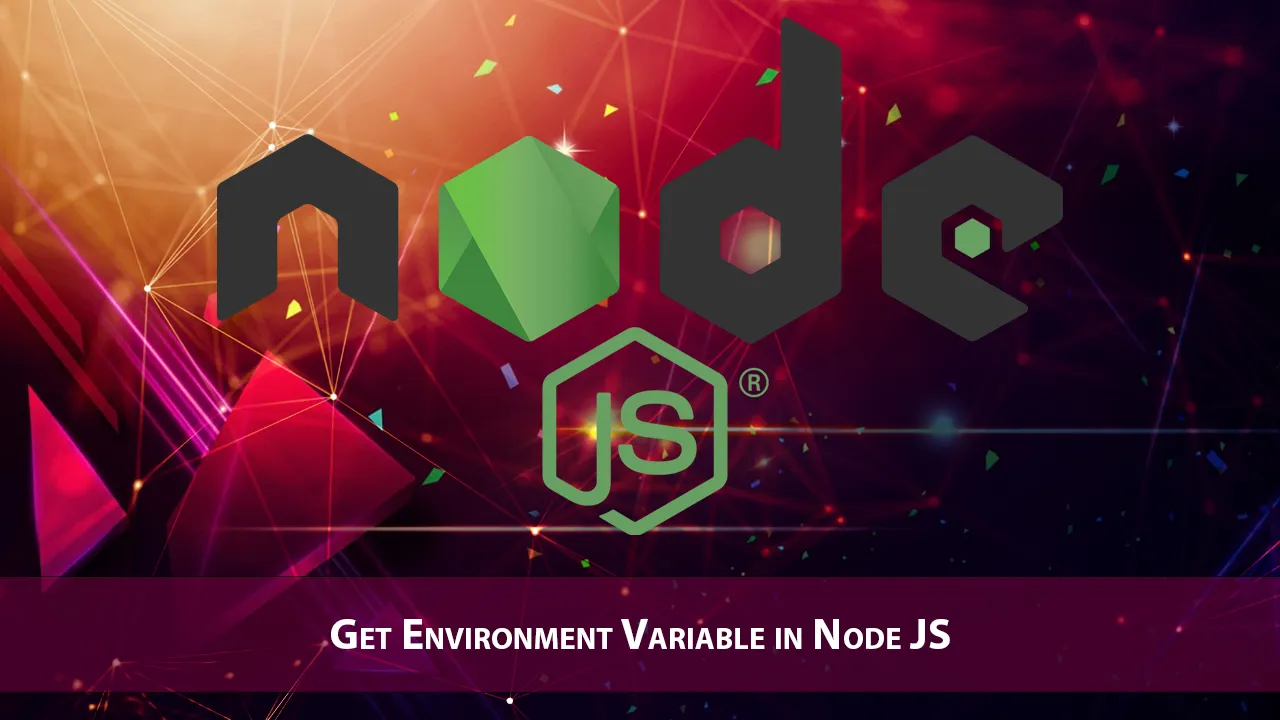Get Environment Variable in Node JS