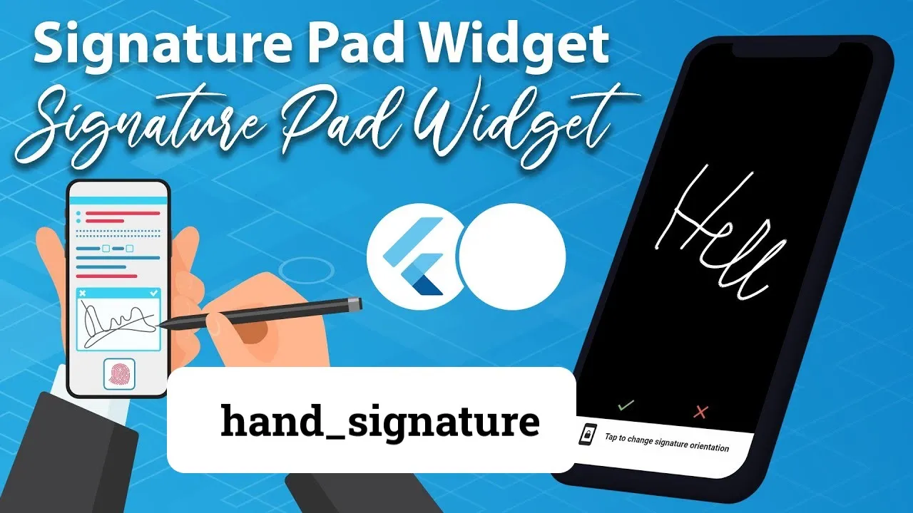 A Signature Pad Widget That Help Draw Smooth Signatures in Flutter