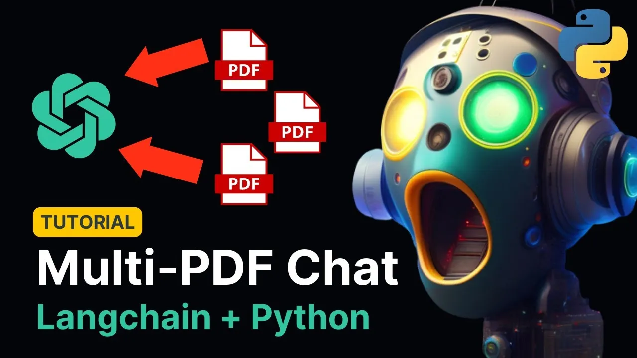 Create a Langchain App to chat with multiple PDF files using Python