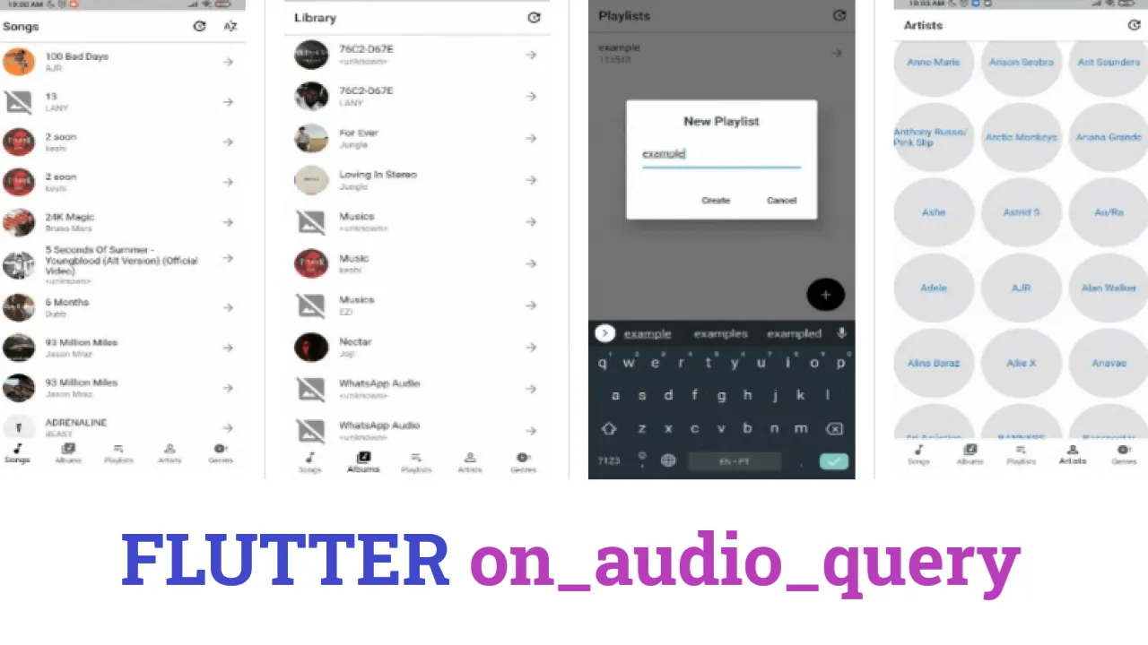 Flutter Plugin Used to Query Audios/songs infos From Device Storage