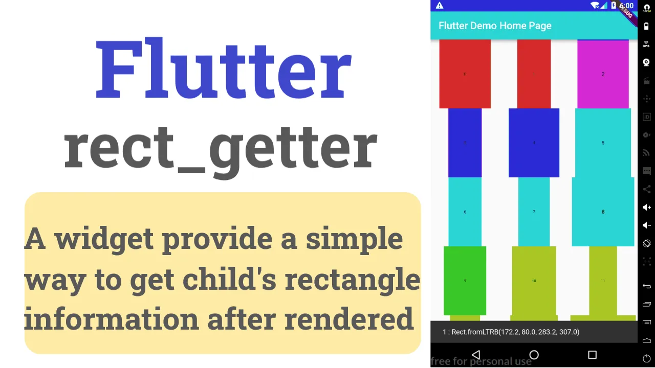 Get Child`s Rectangle information After Rendered In Flutter
