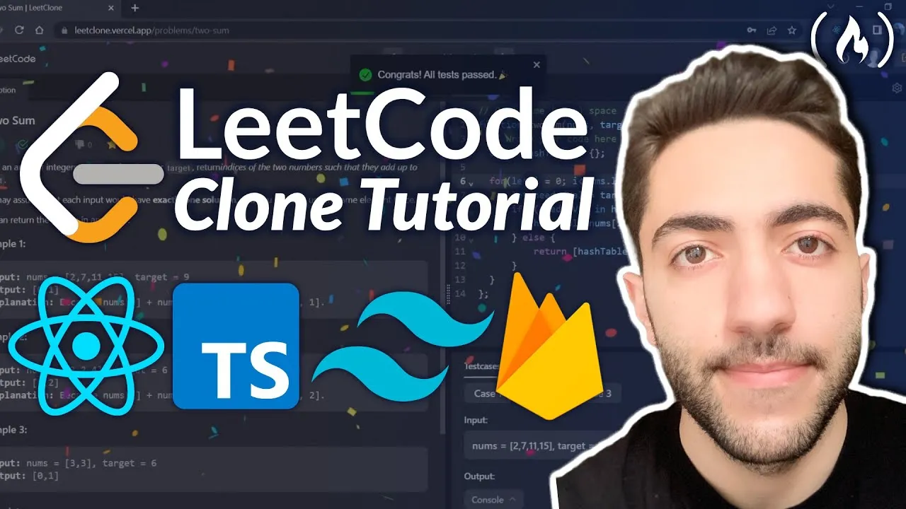 LeetCode Clone with React, Next.js, TypeScript, Tailwind CSS, Firebase