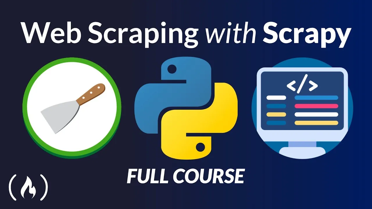 Web Scraping with Python Scrapy - Full Course