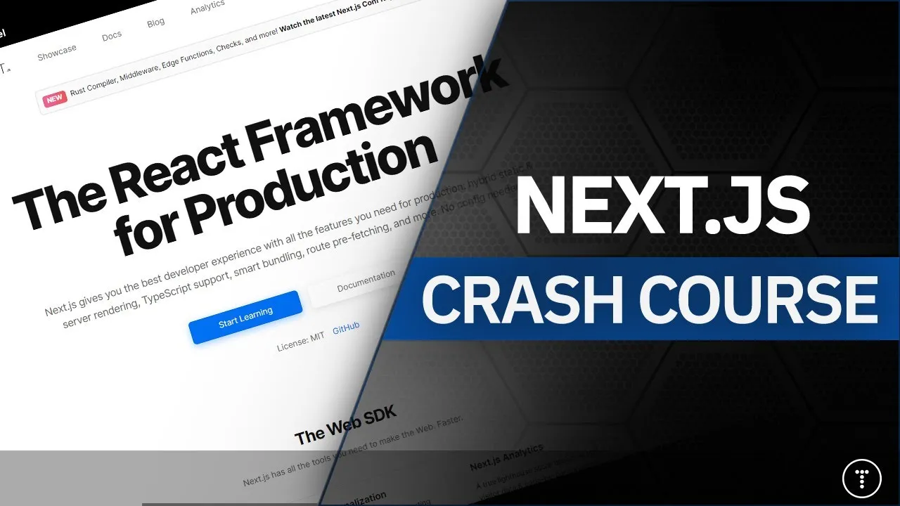 Learn Next.js - Crash Course for Beginners