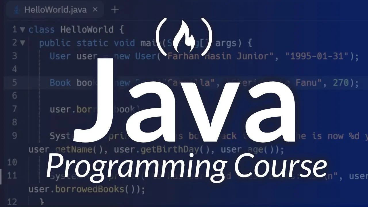 Learn Java Programming Full Course For Beginners 3416