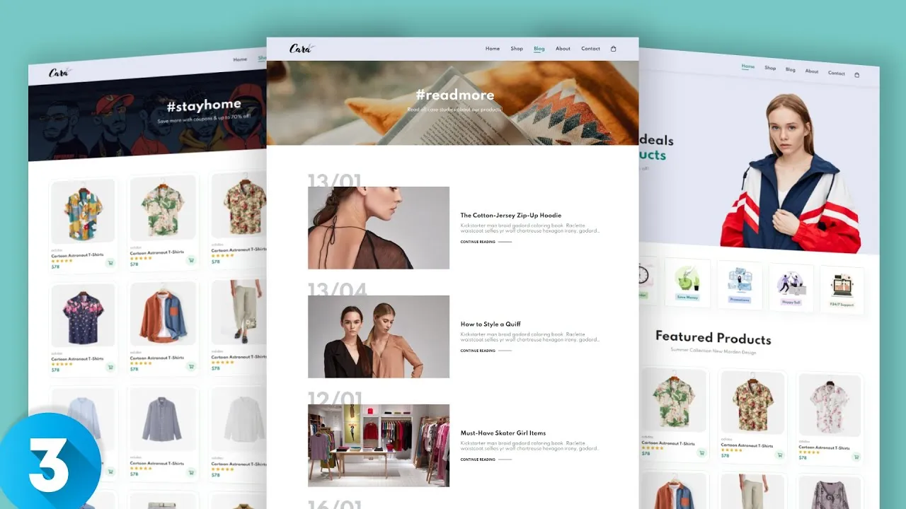 How To Make Full Responsive Ecommerce Website Using HTML CSS & JavaScript