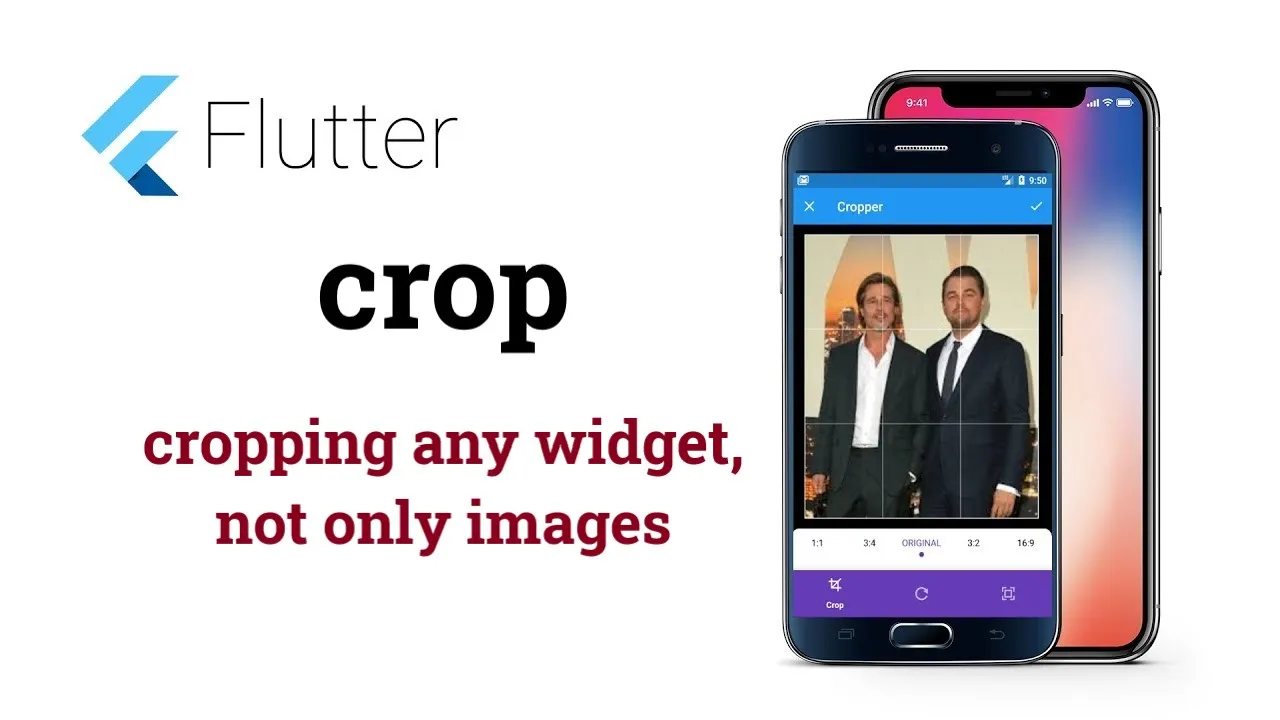 Crop Any Widget/Image With Fancy and Customizable UI In Flutter