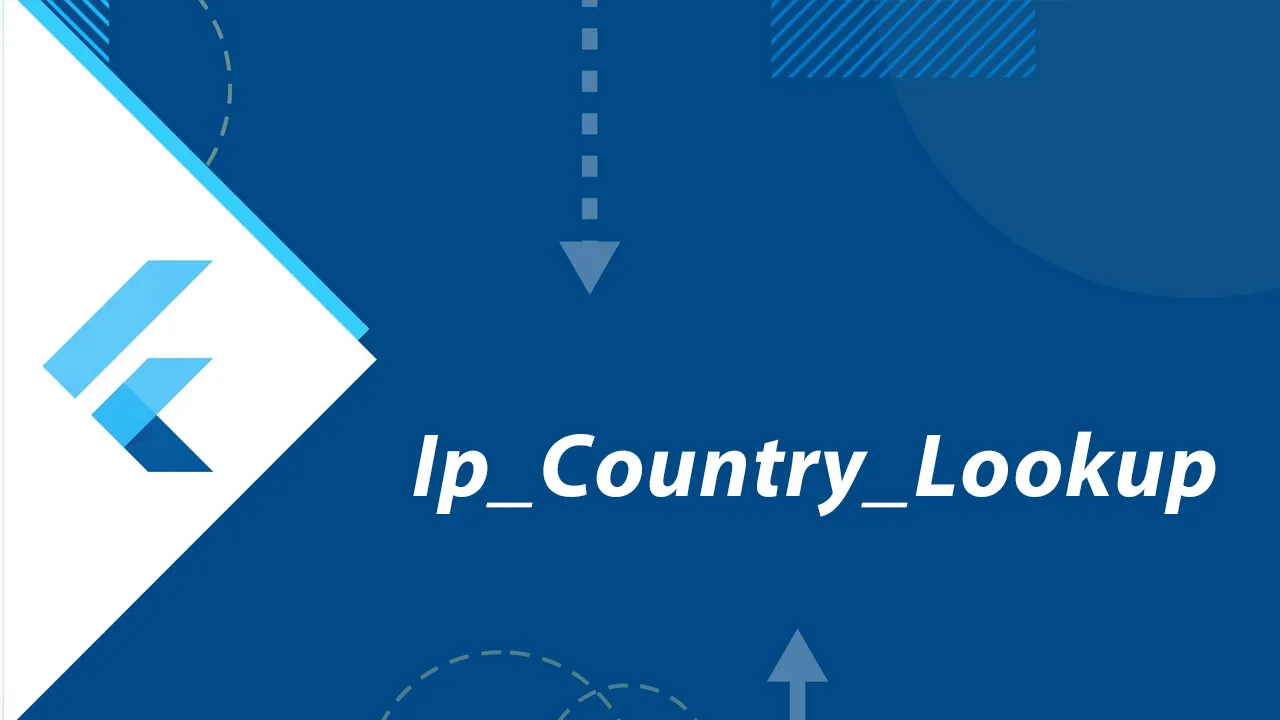 Get country info based on user's IP in Flutter with this package