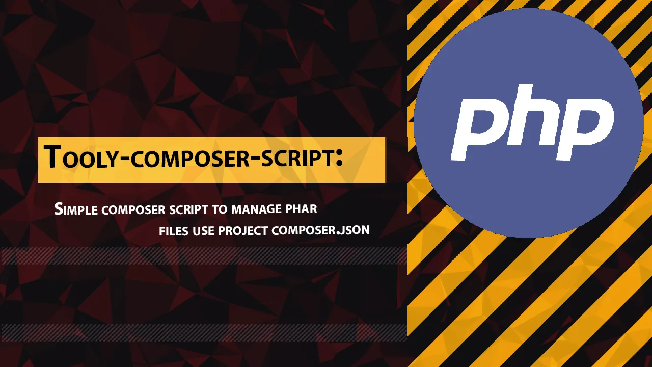 Simple Composer Script to Manage Phar Files Use Project Composer.json