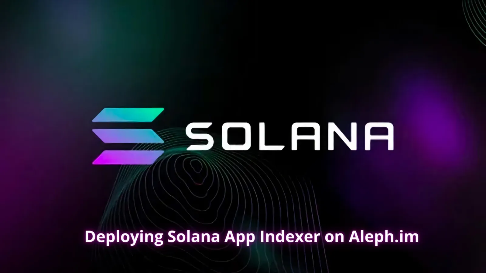 Deploying Solana App Indexer on Aleph.im