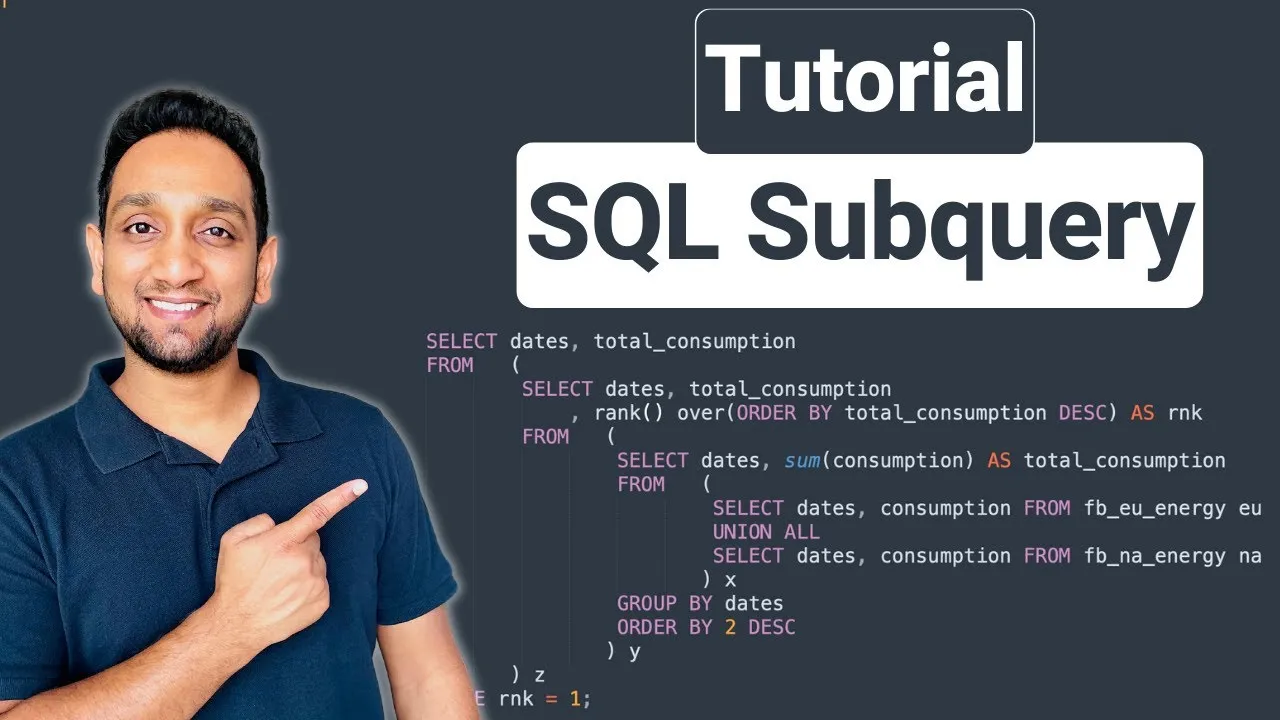 SQL Subquery Tutorial | Correlated Subqueries & Complete Tutorial