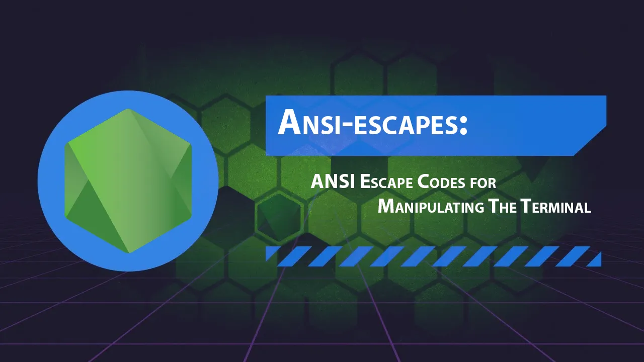 Ansi-escapes: ANSI Escape Codes for Manipulating The Terminal