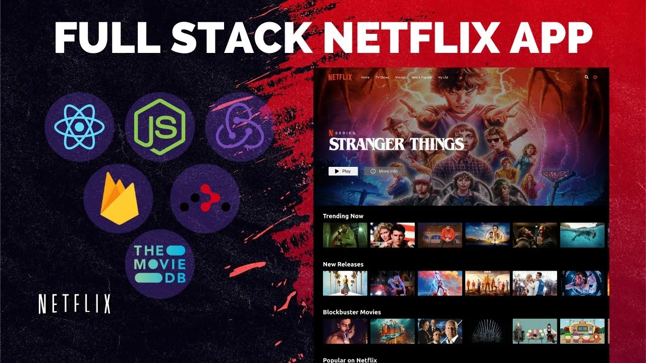 MERN Stack Project | Build a Netflix Clone with React, Redux Toolkit, Node.js, and MongoDB