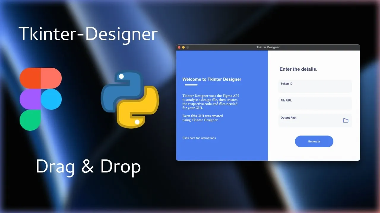 Tkinter Designer Tutorial | How to Create Beautiful Python GUI in 10 Minutes