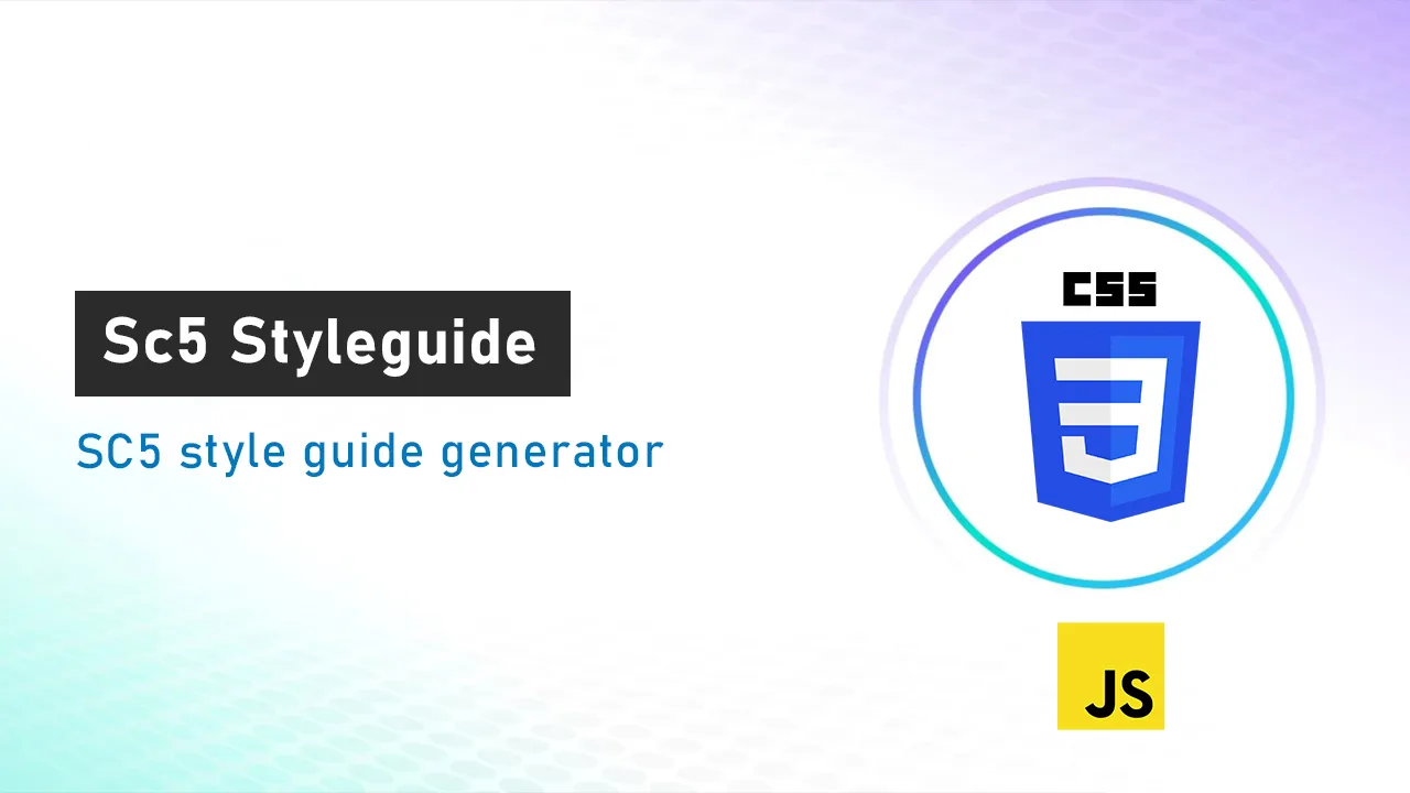 Sc5 Styleguide: SC5 style guide generator on CSS