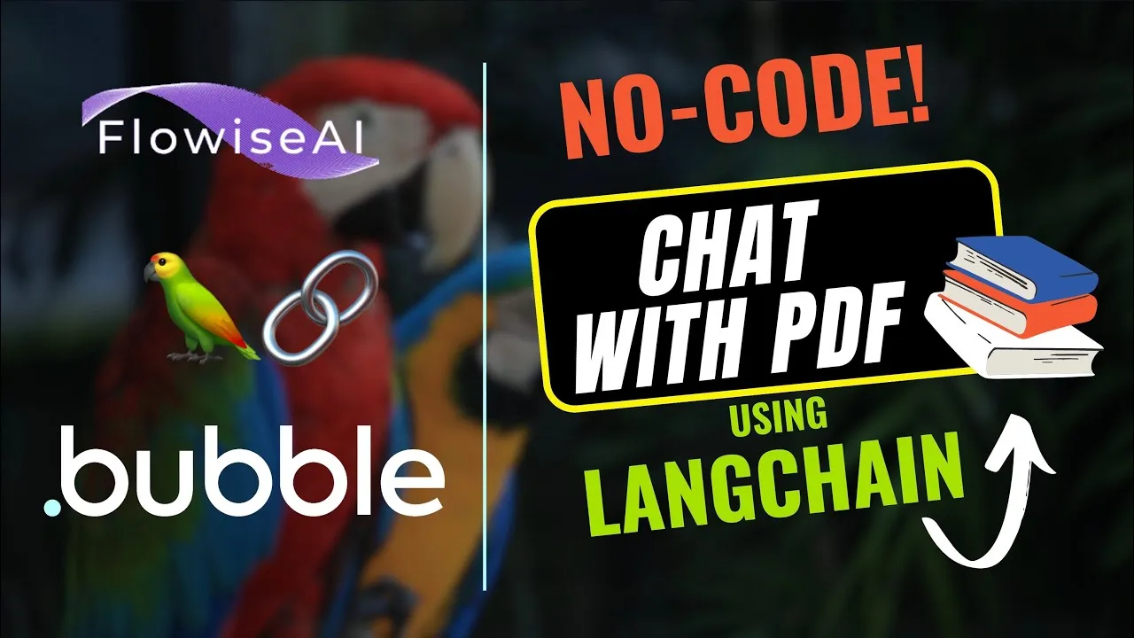 Build A No Code Chat With Pdf Langchain App Using Flowise And Bubble