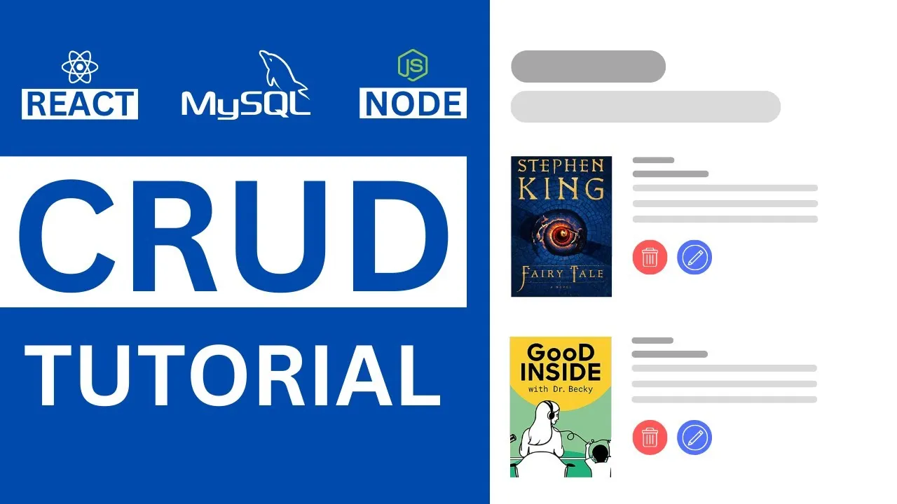 Build A CRUD App With React, Node.js, And MySQL From Scratch