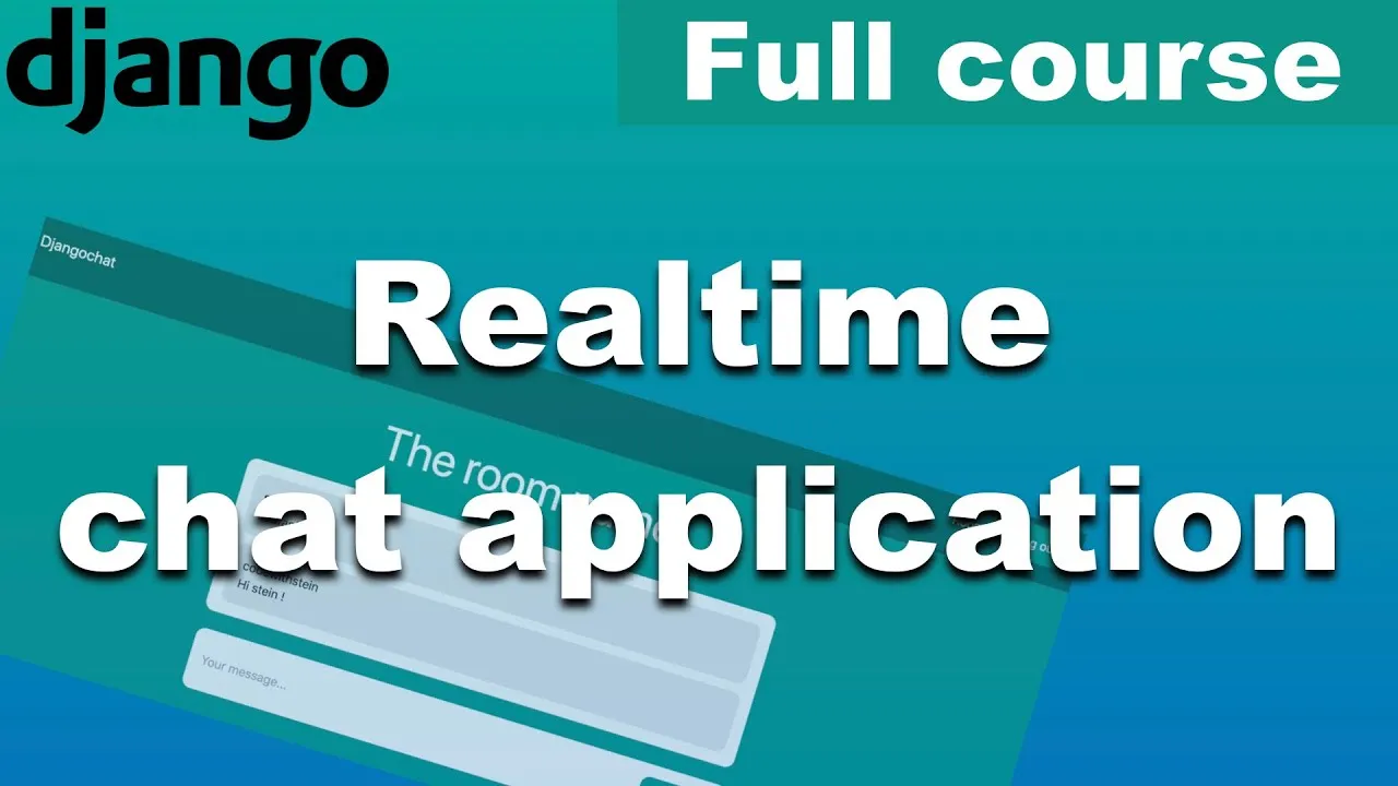 Build Real-Time Chat Projects with Python Django | Full Course