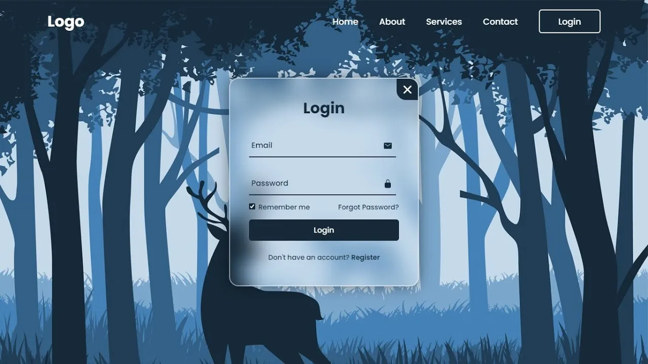 How To Make A Website With Login And Register with HTML, CSS & Javascript