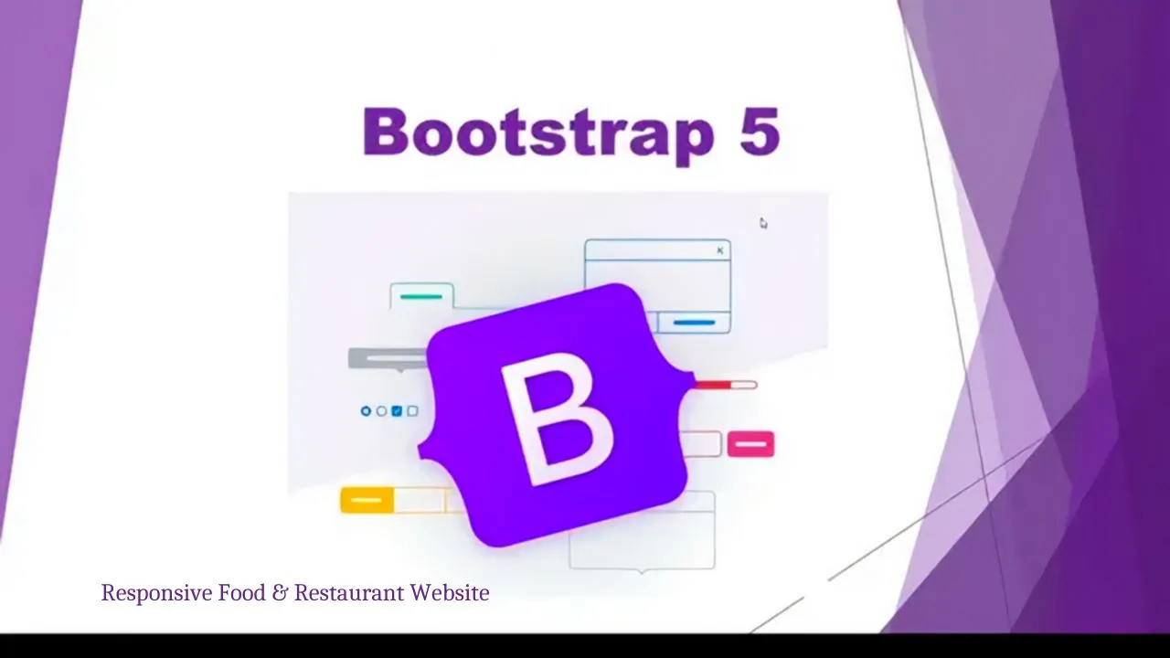 Responsive Food & Restaurant Website - Bootstrap 5 Tutorial