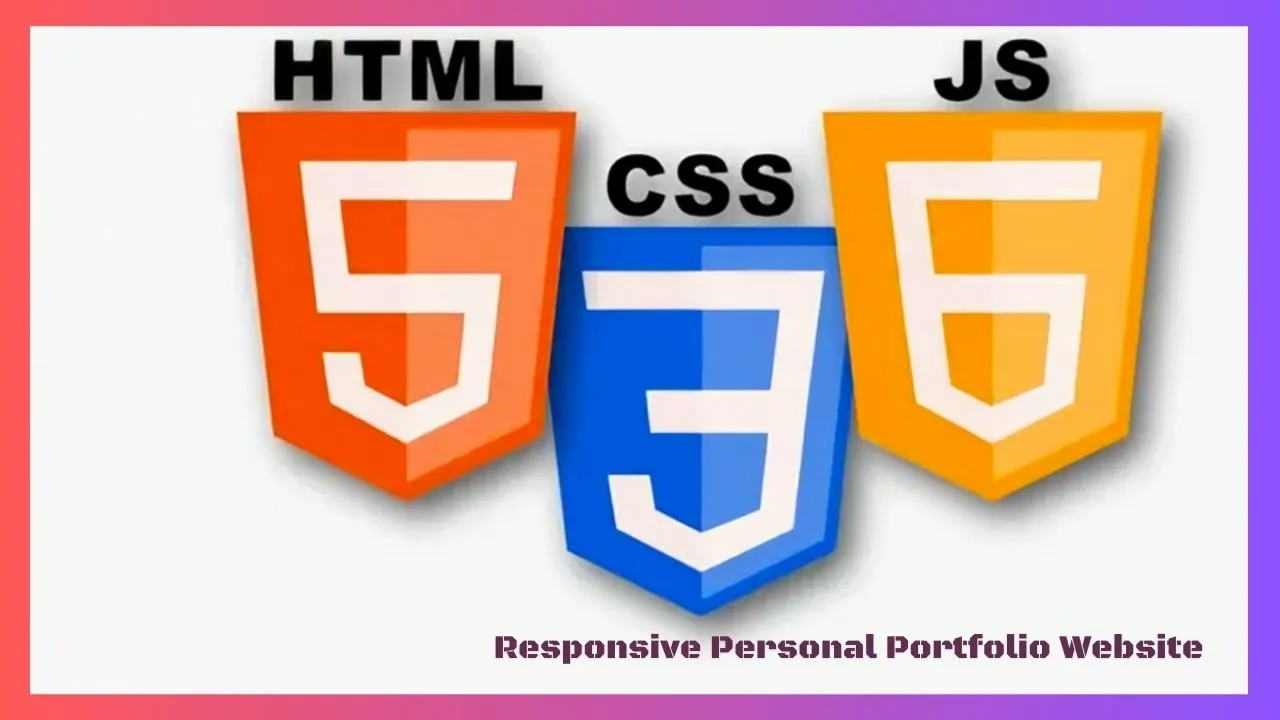 responsive portfolio website html css js