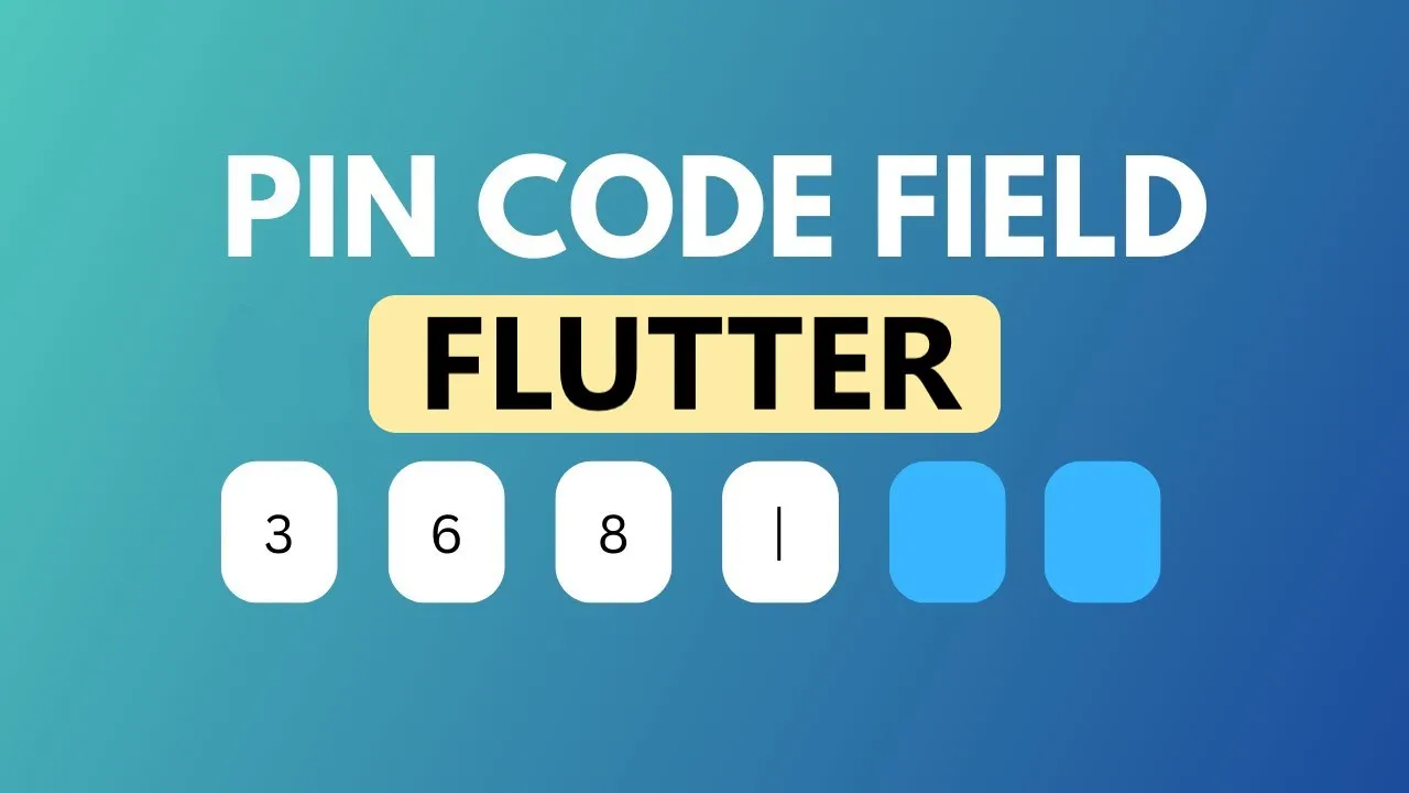 A Flutter Package Which Will Help You to Generate Pin Code Fields
