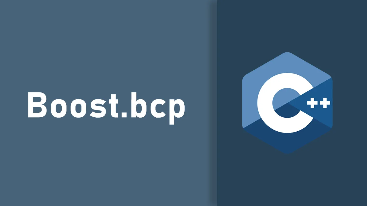 Boost.bcp: Extract Boost libraries with BCP in C++