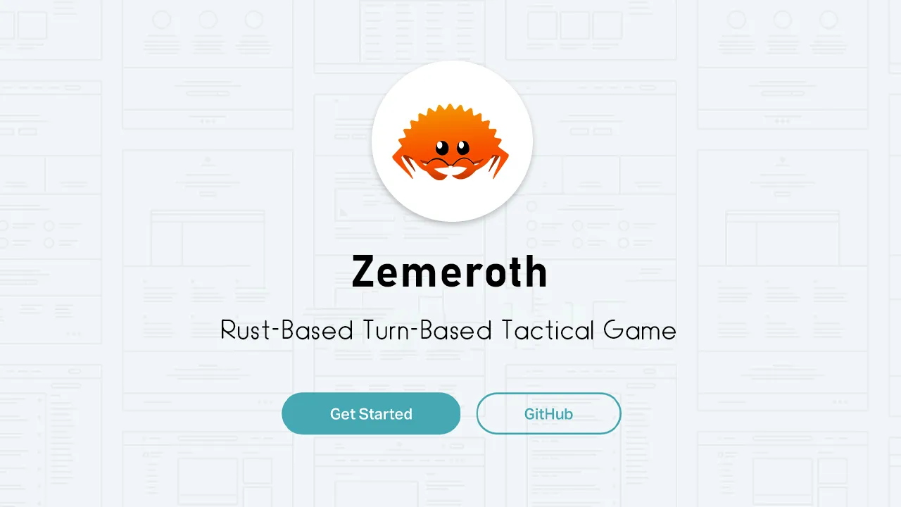 Zemeroth: Rust-Based Turn-Based Tactical Game
