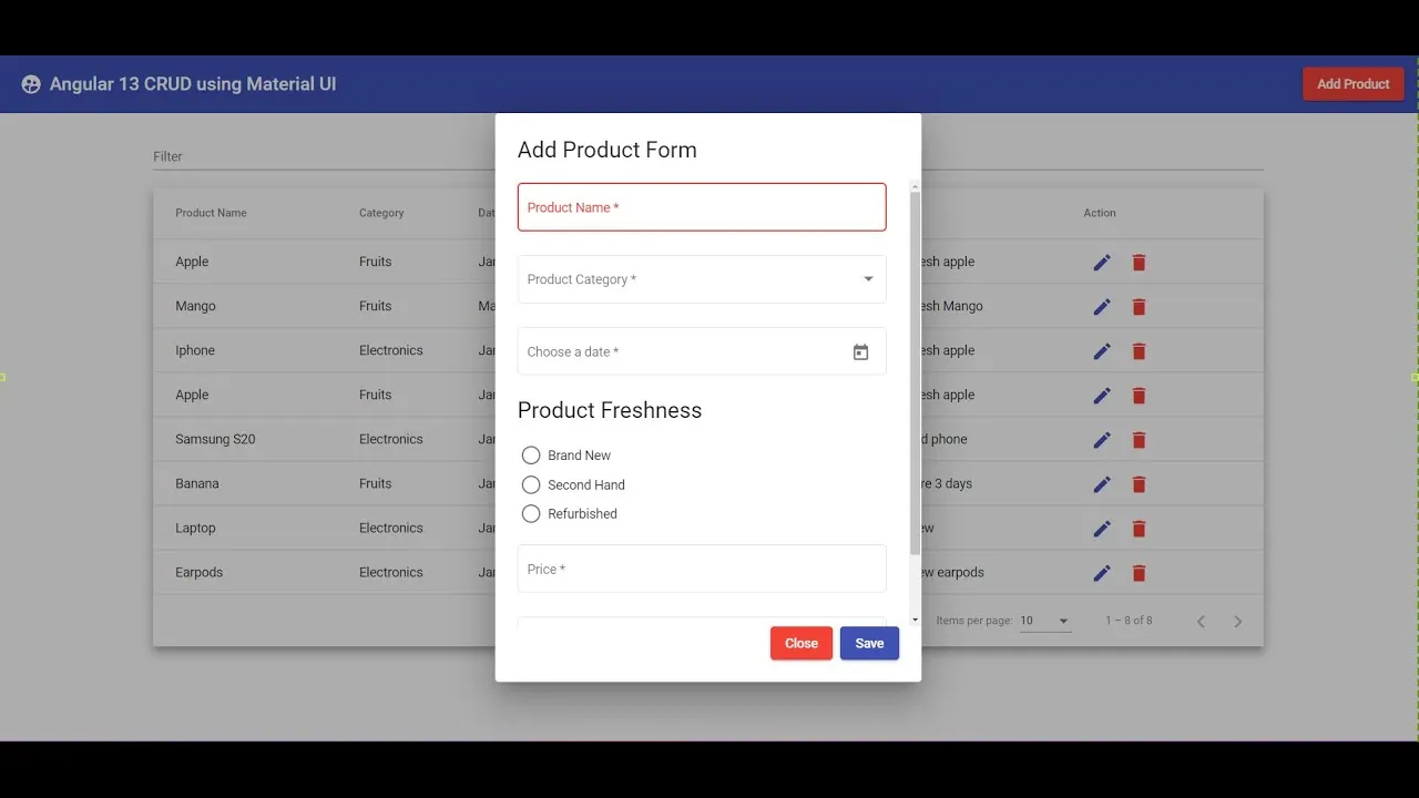 How to Create a CRUD App with Angular 13 and Material UI