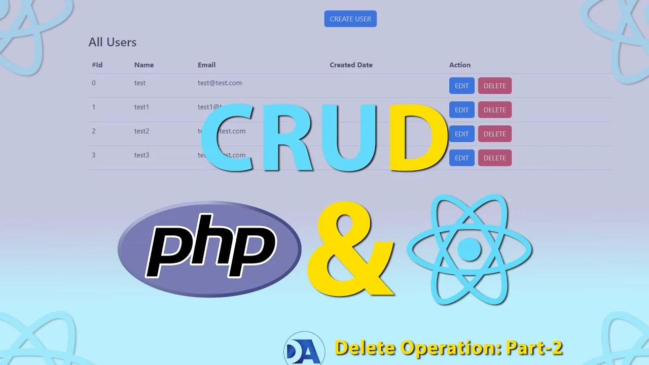 How To Build React Crud Operations Using Php Api And Mysqli Part 2 4510