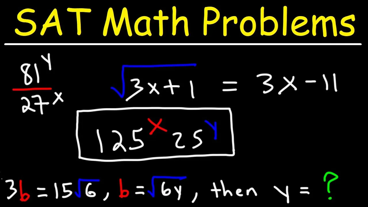 Learn SAT Math Problems