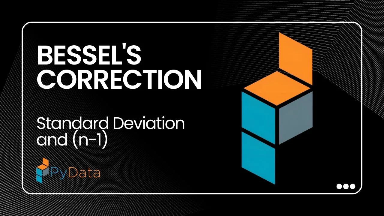 Bessel's Correction Standard Deviation and (n-1)