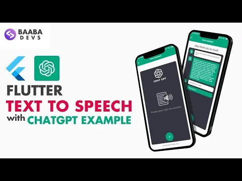 How to Develop Text-to-speech App in Flutter with ChatGPT
