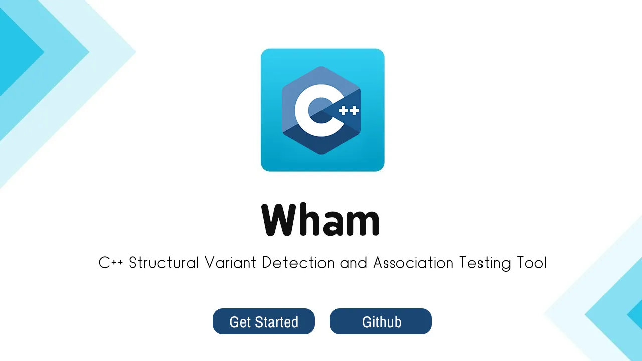 Wham: C++ Structural Variant Detection and Association Testing Tool