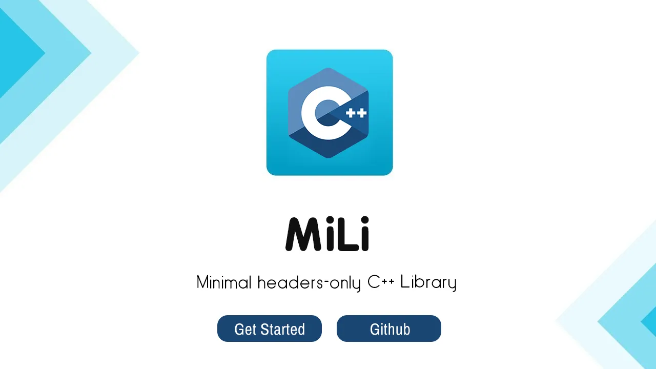 MiLi: Minimal headers-only C++ Library