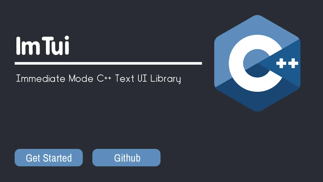 ImTui: Immediate Mode C++ Text UI Library