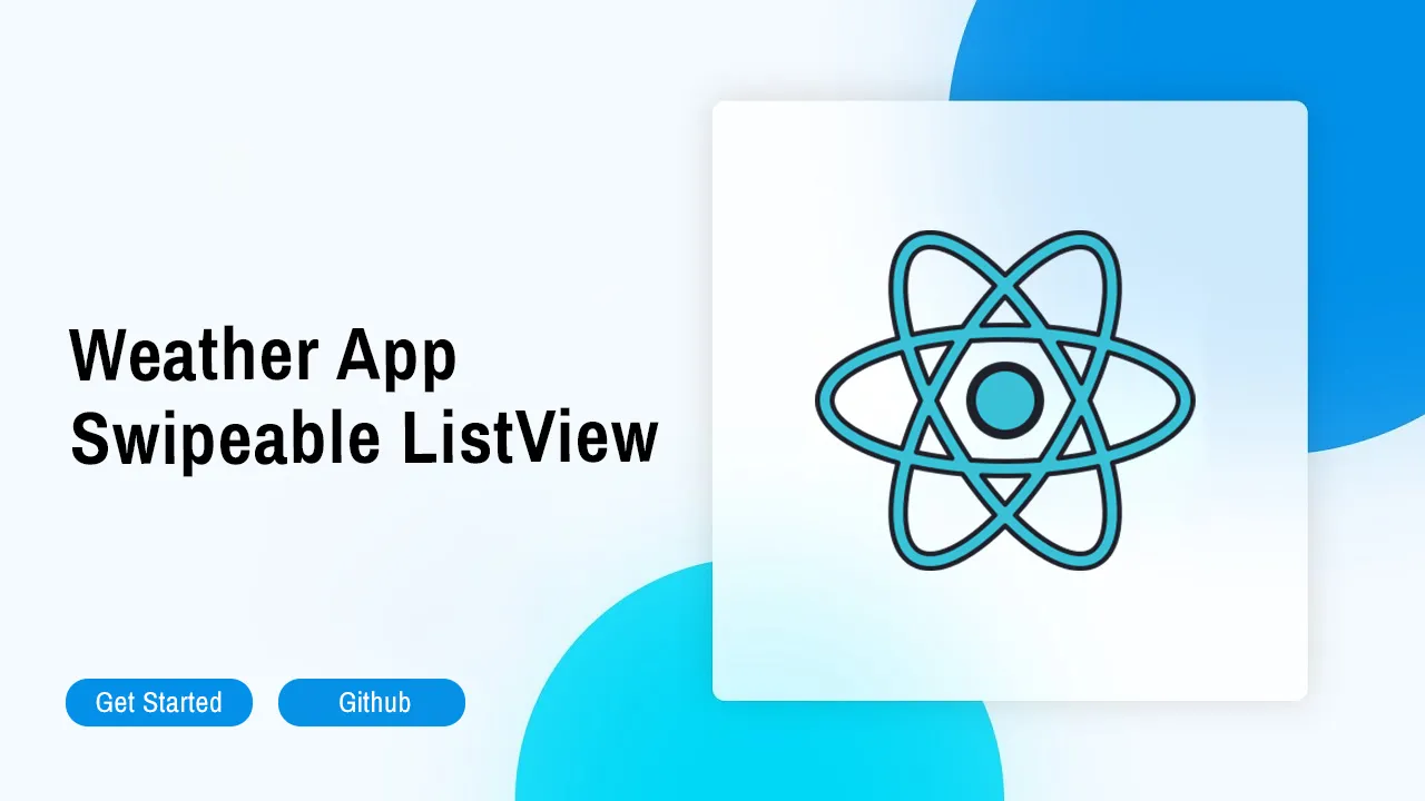 React Native Swipeable ListView: Vertical List with Swipeable Rows