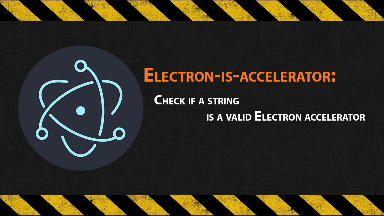 Check If A String is A Valid Electron Accelerator