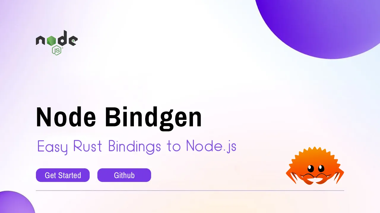 Node Bindgen: Easy Rust Bindings to Node.js