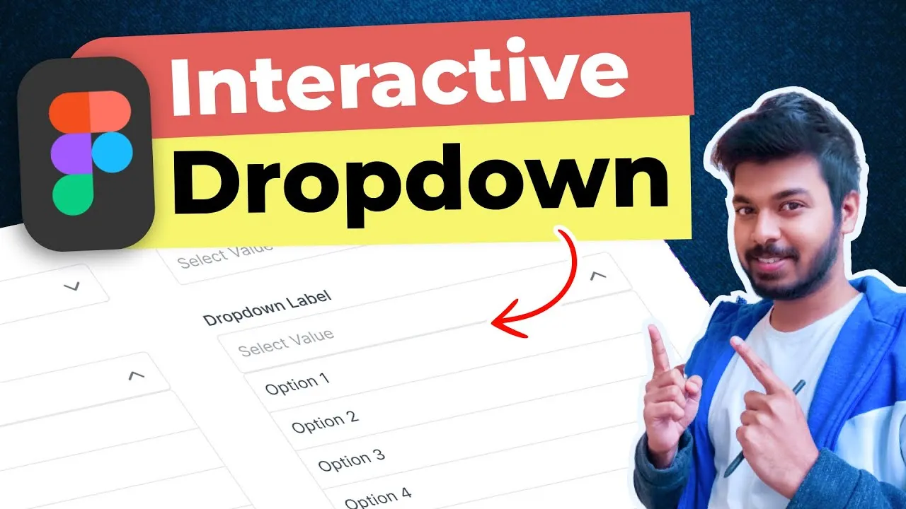 Design an Interactive Dropdown in Figma