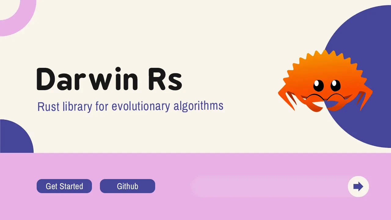 Darwin Rs: Rust library for evolutionary algorithms