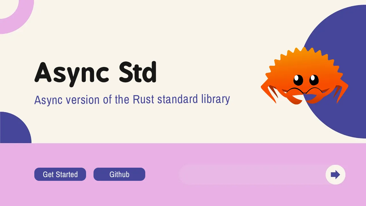 Async Std: Async version of the Rust standard library