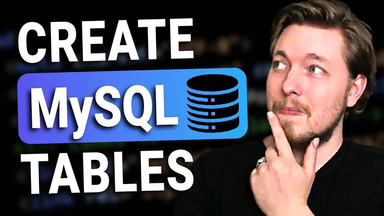 PHP Course for Beginners: Create Database Tables in MySQL
