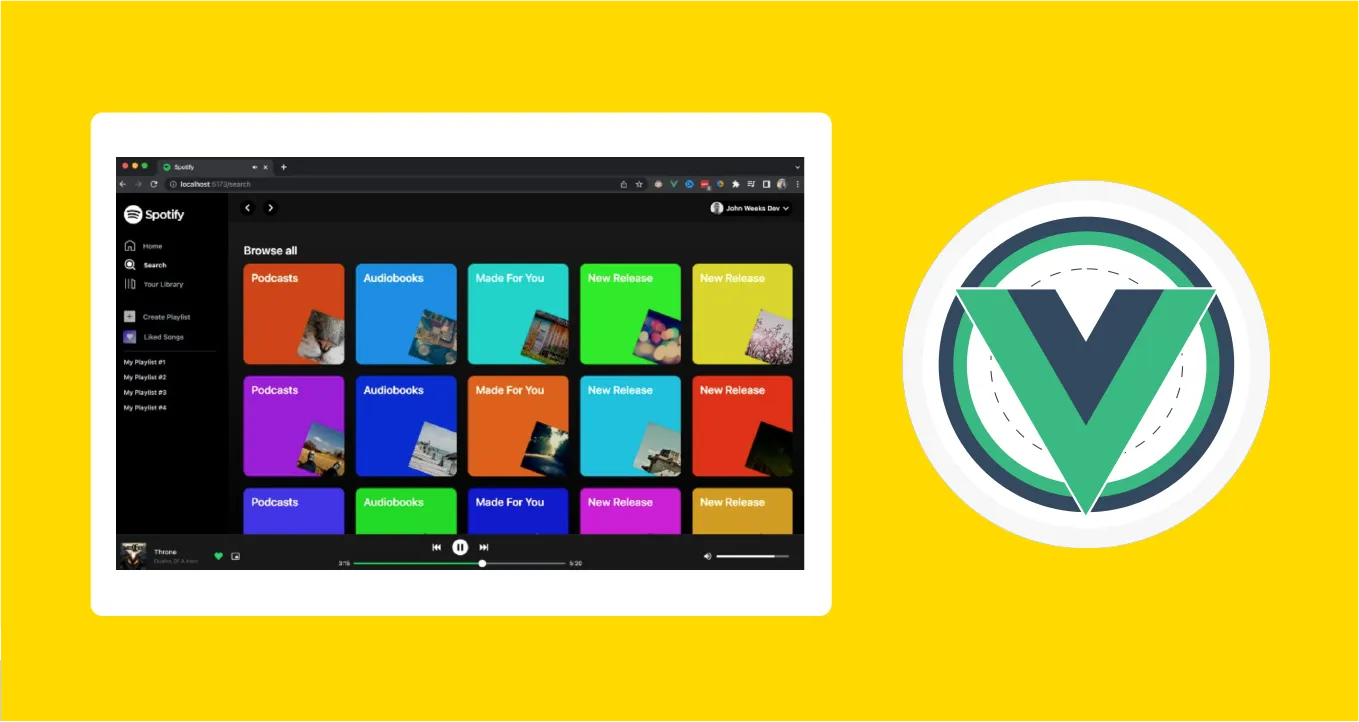 Build a Spotify Clone with Vue.js